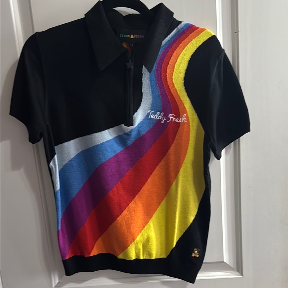Teddy Fresh Rainbow Polo zip